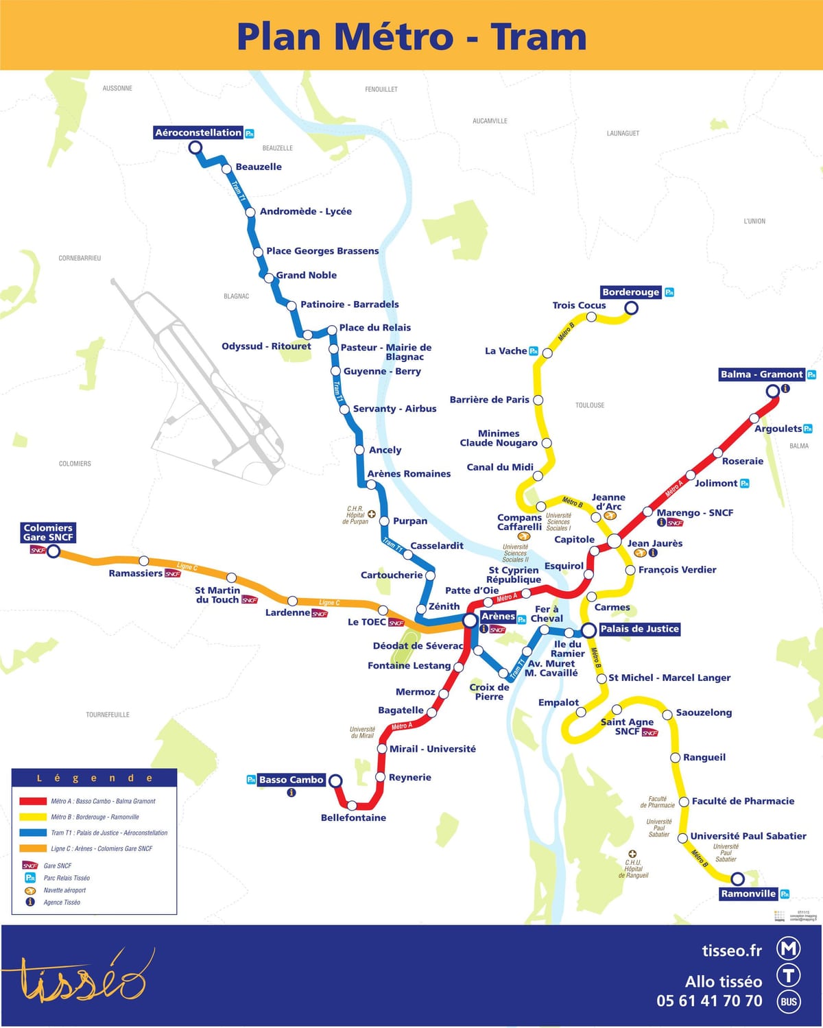 Toulouse plan du métro pdf