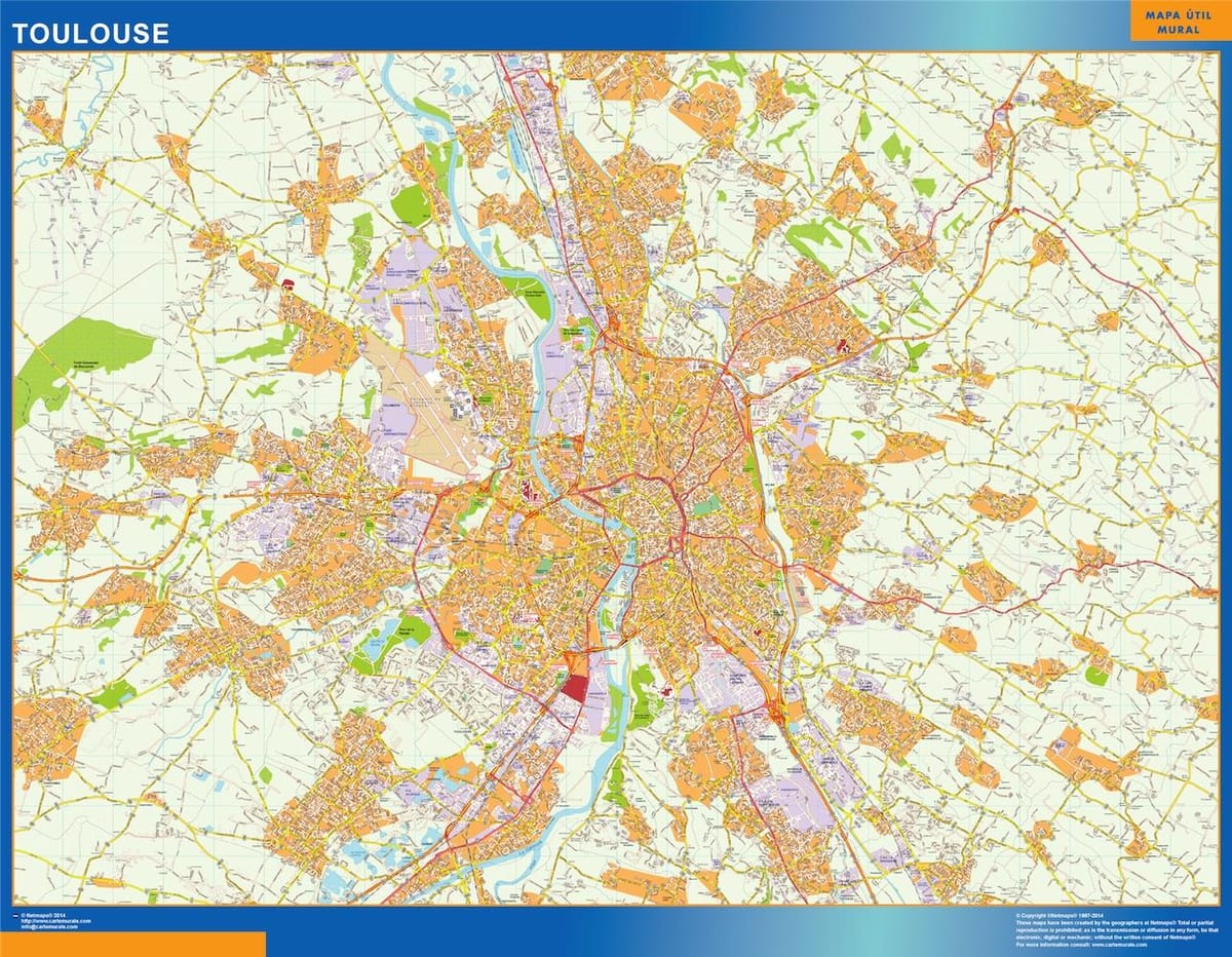 carte de Toulouse magasin
